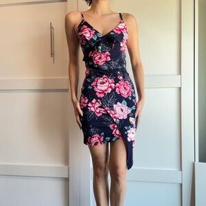 A floral pencil dress